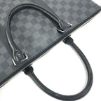 Louis Vuitton Business Anton Briefcase Damier Graphite Canvas Black — view 3