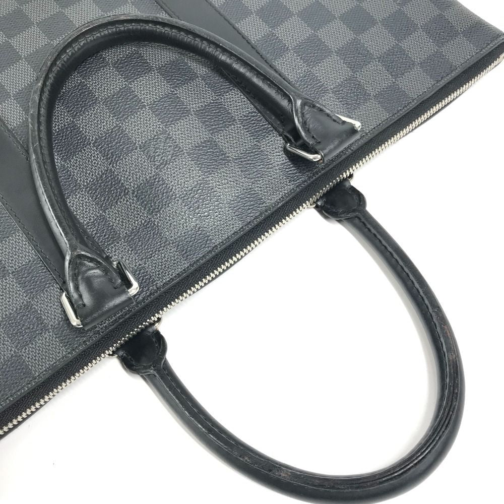 Louis Vuitton Business Anton Briefcase Damier Graphite Canvas Black — view 3