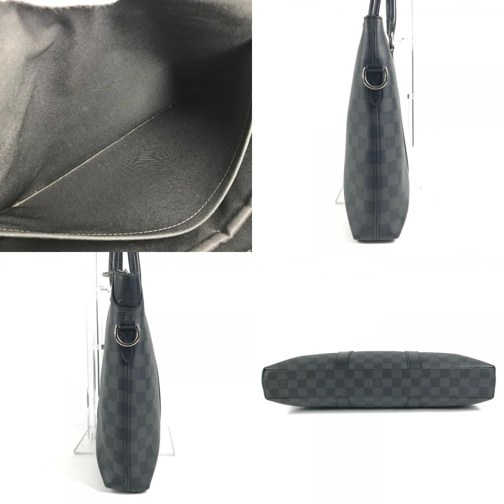 Louis Vuitton Business Anton Briefcase Damier Graphite Canvas Black — view 8
