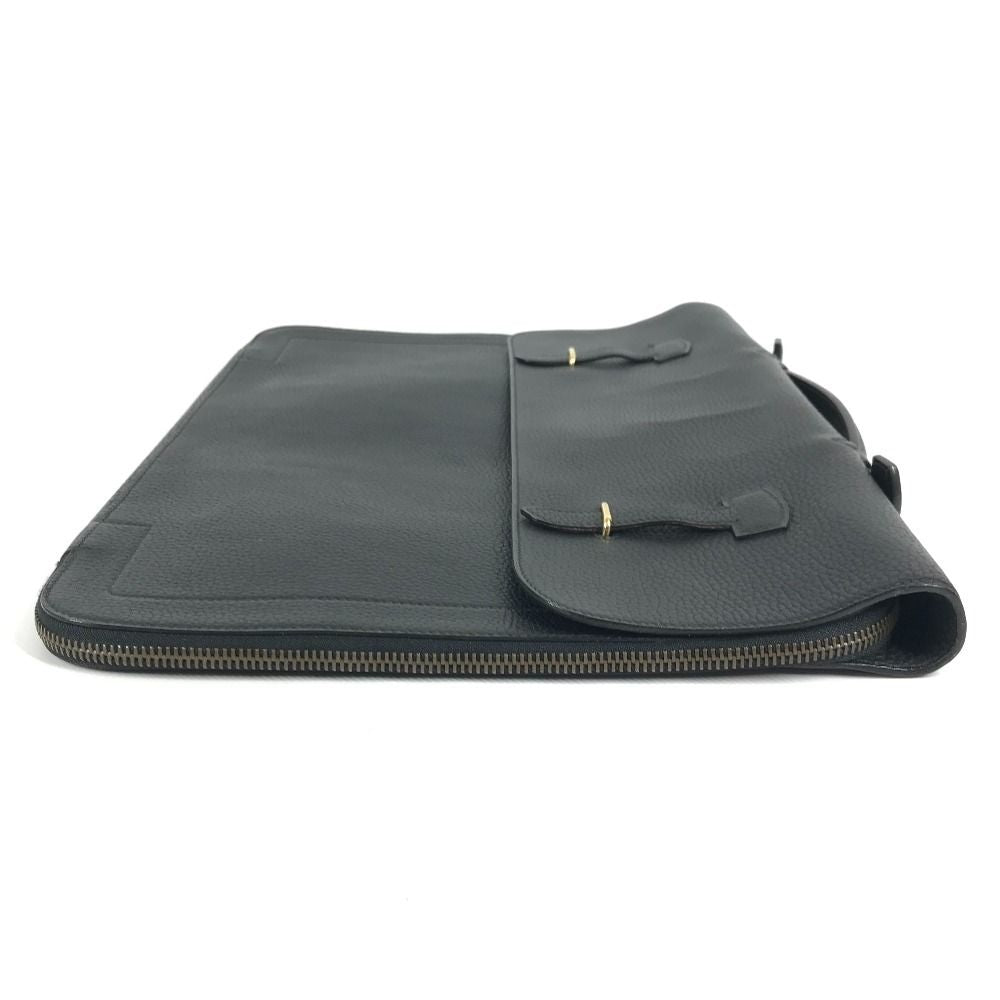 Hermes Business Bag Cerviette Leather Black — view 6