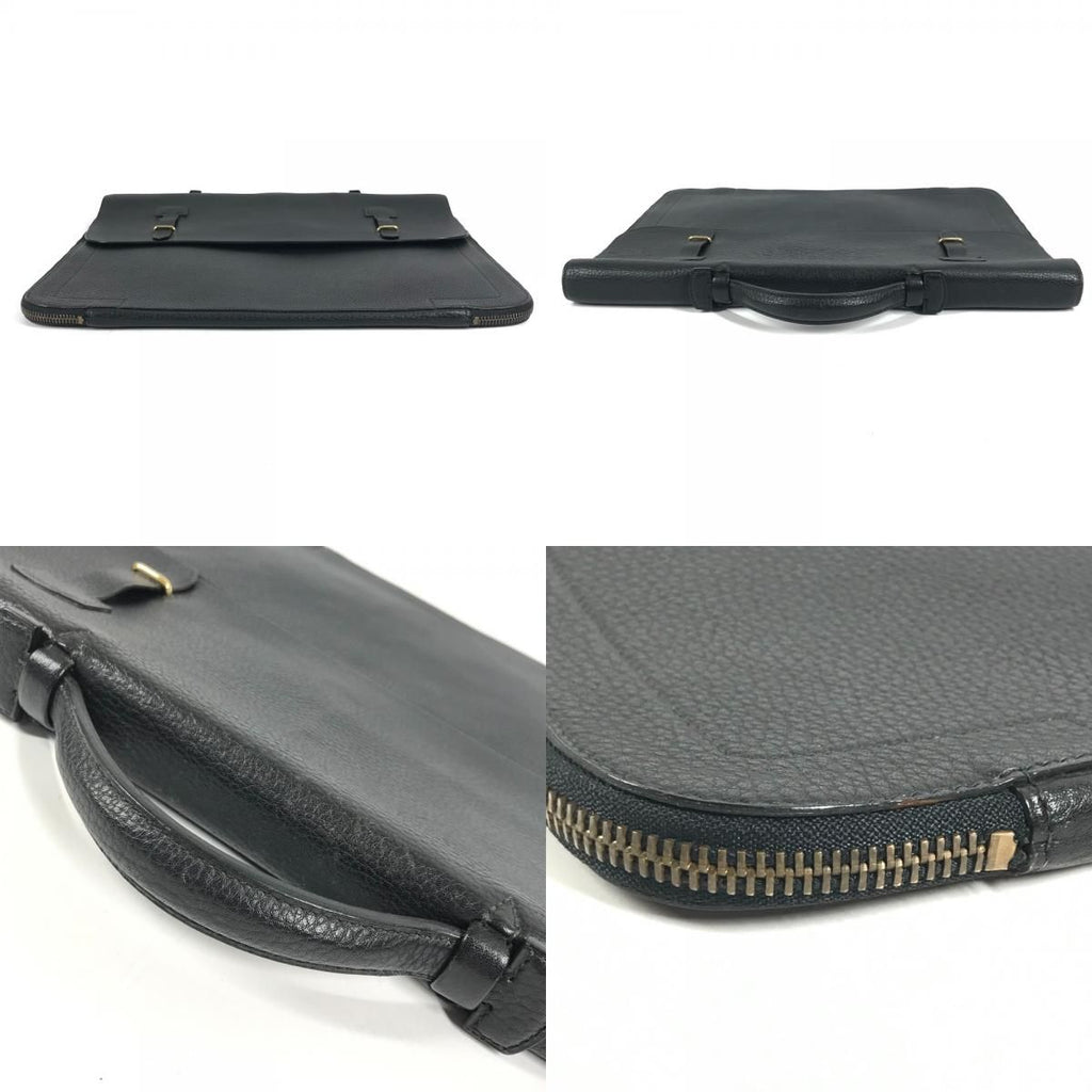 Hermes Business Bag Cerviette Leather Black — view 7