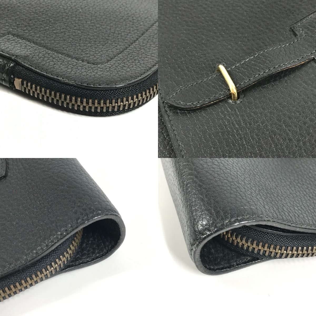 Hermes Business Bag Cerviette Leather Black — view 8