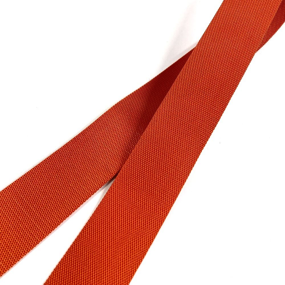 Hermes Belt Logo Canvas Orange — view 6