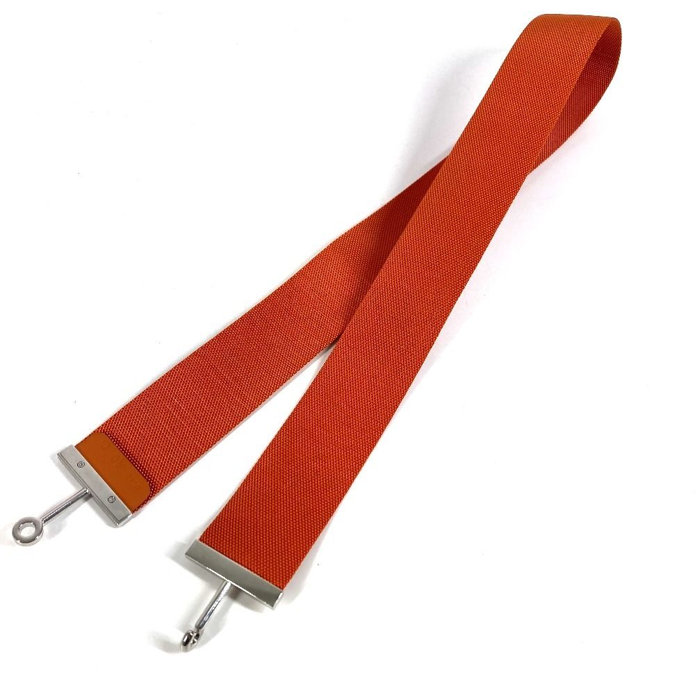 Hermes Belt Logo Canvas Orange — view 5