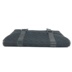 Gucci Clutch Logo GG Canvas Leather Black — view 6