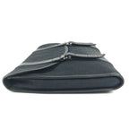 Gucci Clutch Logo GG Canvas Leather Black — view 3