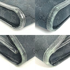 Gucci Clutch Logo GG Canvas Leather Black — view 7