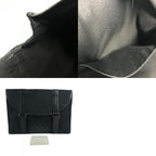 Gucci Clutch Logo GG Canvas Leather Black — view 9