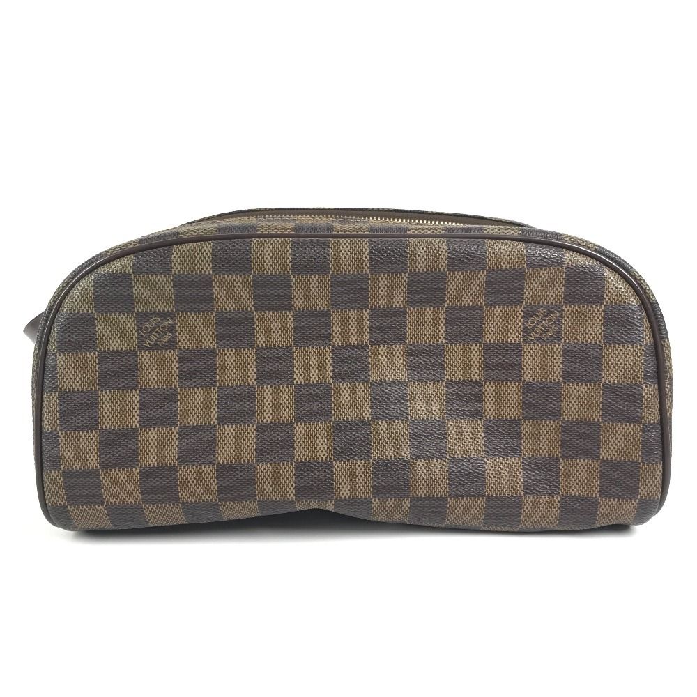 Louis Vuitton Second Bag Trousse Toilette King Damier Canvas Ebene Brown — view 2