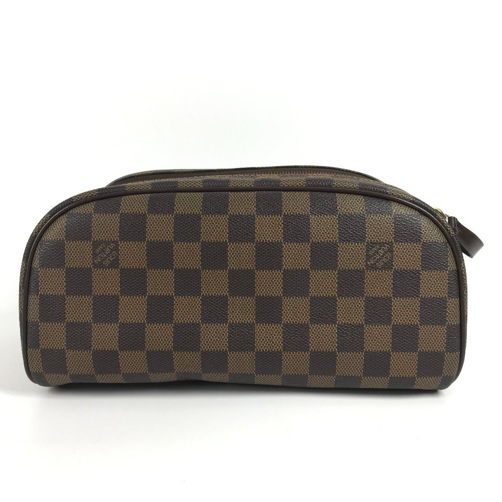 Louis Vuitton Second Bag Trousse Toilette King Damier Canvas Ebene Brown — view 3