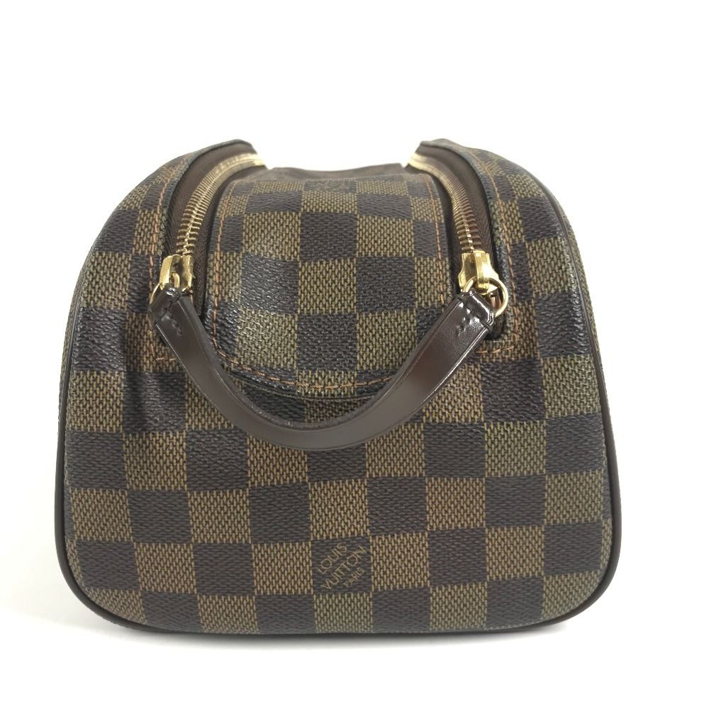 Louis Vuitton Second Bag Trousse Toilette King Damier Canvas Ebene Brown — view 5