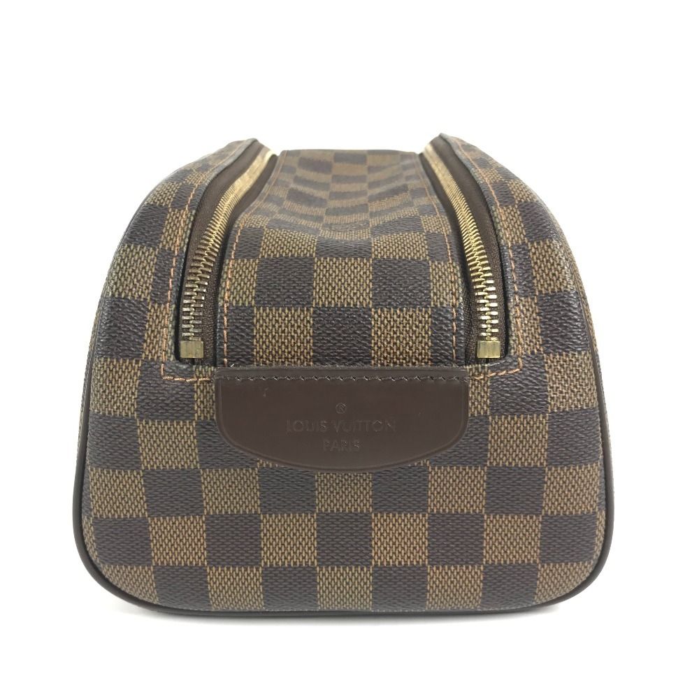 Louis Vuitton Second Bag Trousse Toilette King Damier Canvas Ebene Brown — view 4