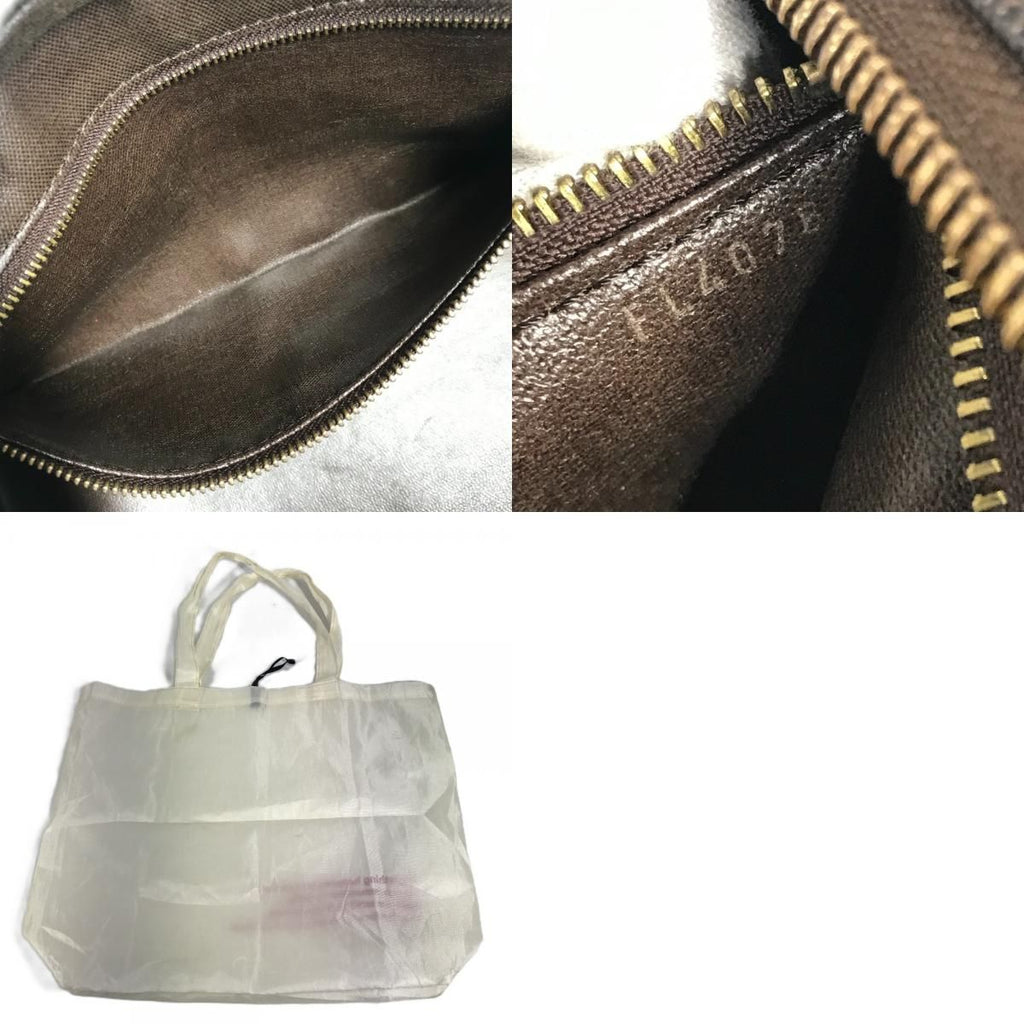 Louis Vuitton Second Bag Trousse Toilette King Damier Canvas Ebene Brown — view 9