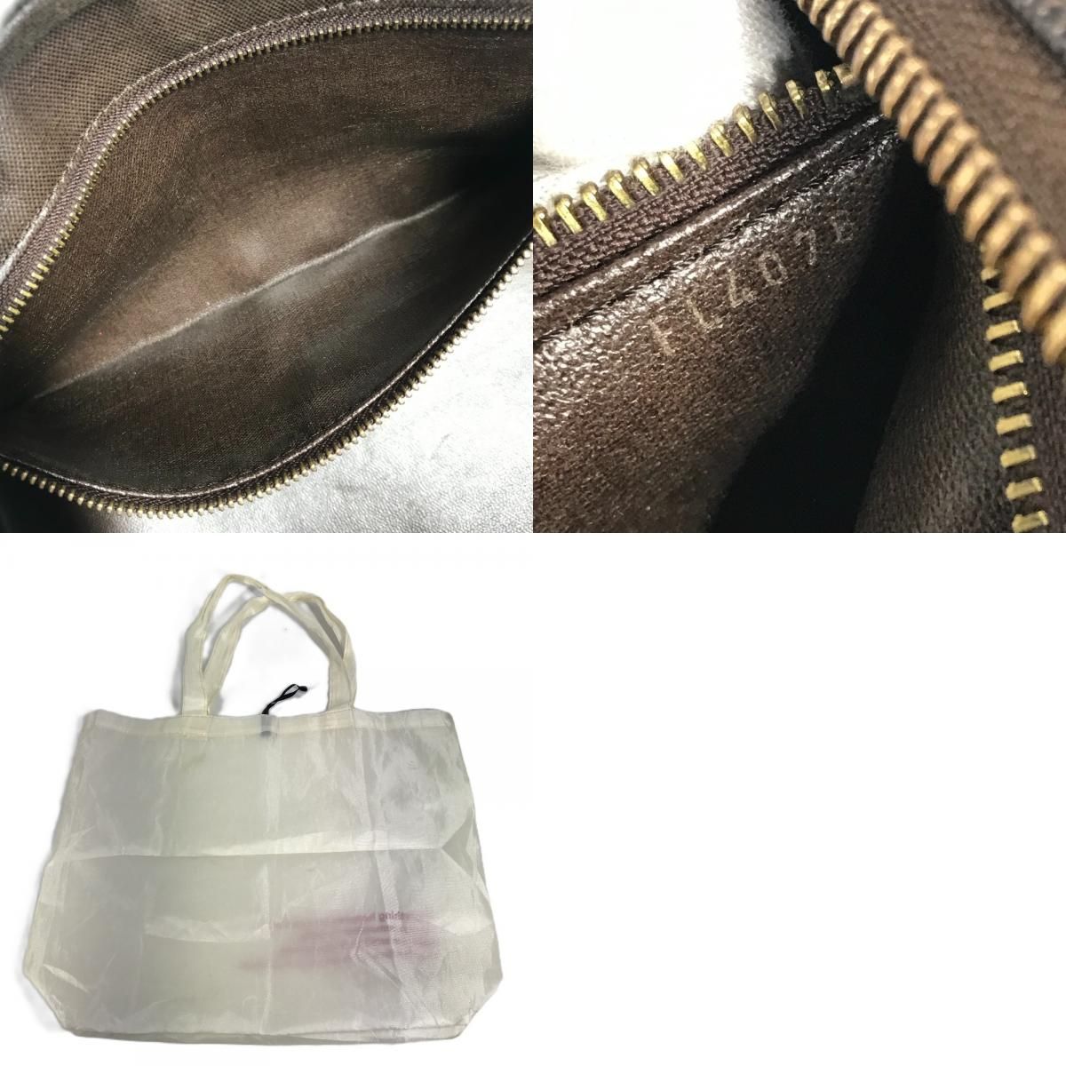 Louis Vuitton Second Bag Trousse Toilette King Damier Canvas Ebene Brown — view 9