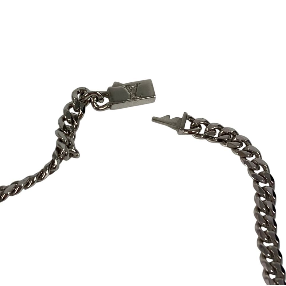 Louis Vuitton Necklace Monogram Low Metal Silver — view 6