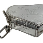 Louis Vuitton Coin Case Porte Monet Cours Leather Silver — view 6