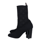 Louis Vuitton Monogram Socks Heel Boots 38 — view 2