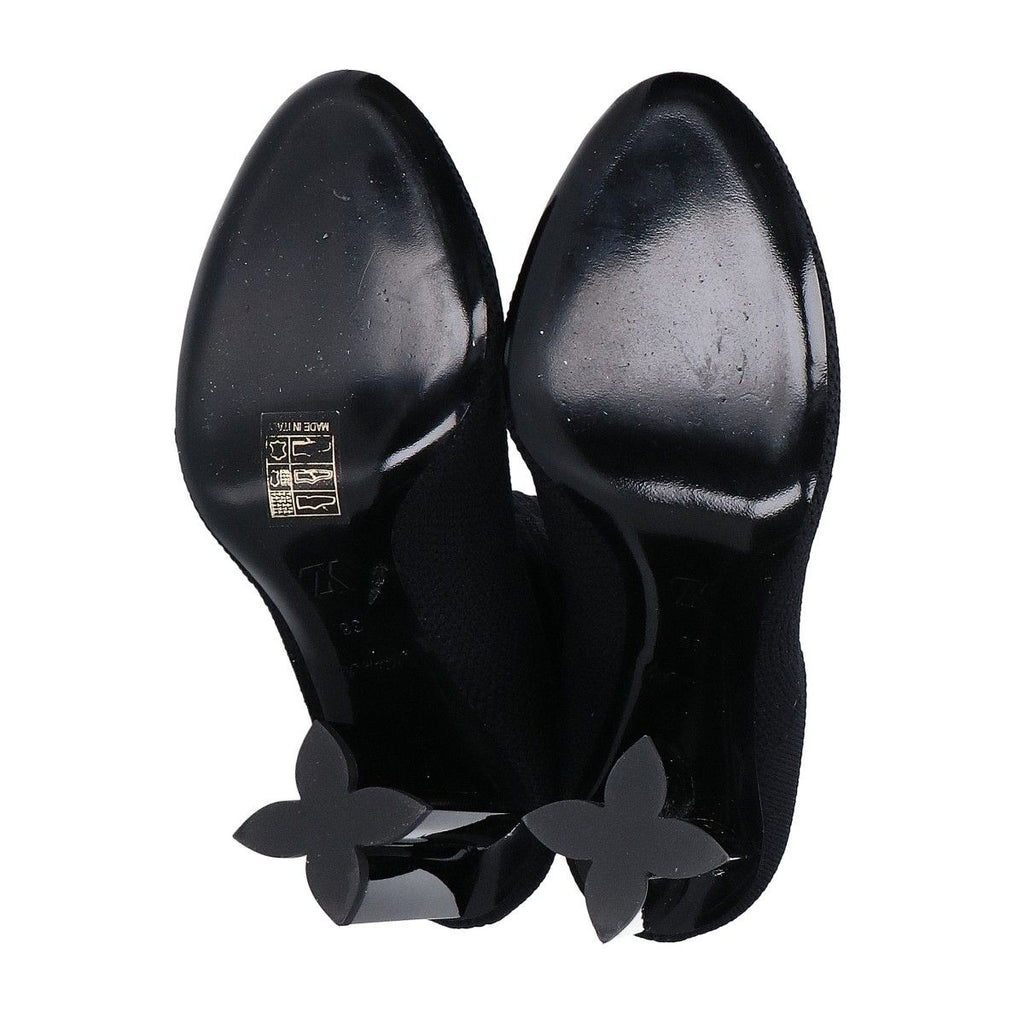 Louis Vuitton Monogram Socks Heel Boots 38 — view 6