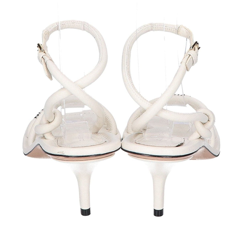 Louis Vuitton Nova Line Icon Logo Leather Sandals 35.5 — view 3