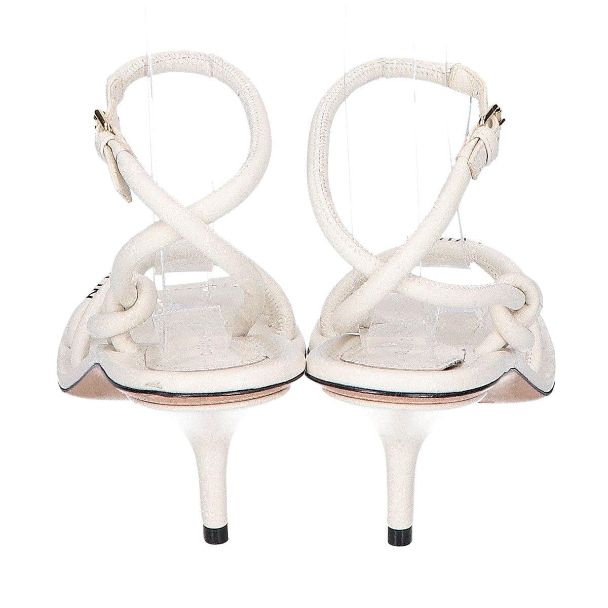 Louis Vuitton Nova Line Icon Logo Leather Sandals 35.5 — view 3