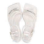 Louis Vuitton Nova Line Icon Logo Leather Sandals 35.5 — view 5