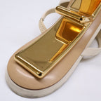 Fendi First Leather Mule Sandals 37 — view 9