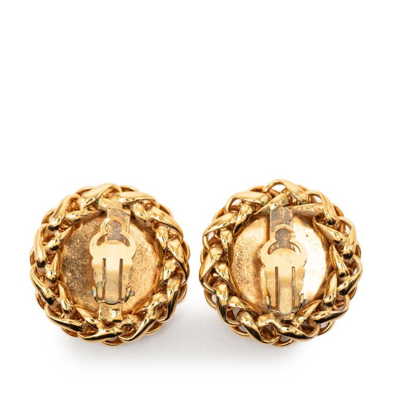 Chanel Mugi Inaho CC Logo Earrings Gold Plated — view 2