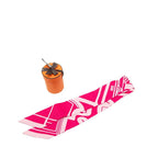 Hermes Twilly les Coupes Tattoo Coupe Tatouage Scarf Pink Silk — view 6