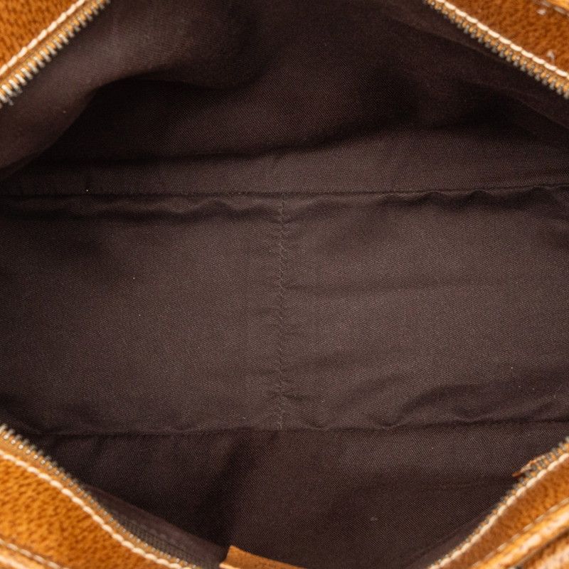 Gucci GG Canvas Tote Shoulder Bag Beige Leather — view 4