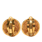 Chanel CC Logo Earrings Gold Plated — view 2