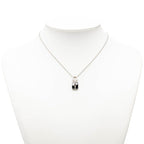 Chanel Ultra Pendant Necklace Black Silver Ceramic Diamond 18k White Gold — view 7