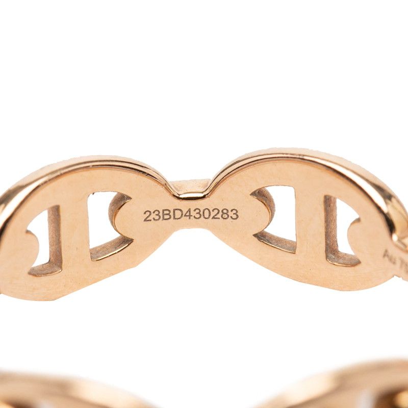 Hermes Chaine D'ancre Ring 55 18k Pink Gold — view 7