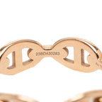 Hermes Chaine D'ancre Ring 55 18k Pink Gold