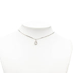 Gucci Circle Necklace 18k White Gold Diamond — view 7