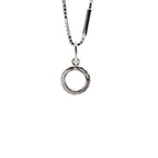 Gucci Circle Necklace 18k White Gold Diamond — view 2