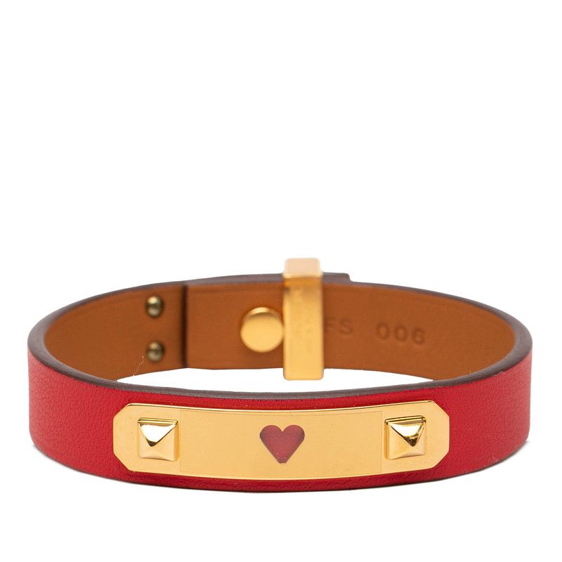 Hermes As de Coeur Bracelet Red Voswift — view 3