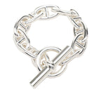 Hermes Chaine D'ancre TGM 10 Links Bracelet Silver — view 3