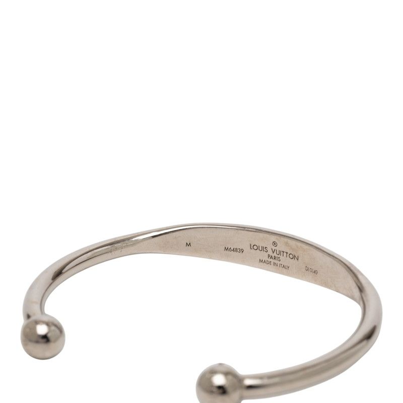 Louis Vuitton Monogram Jonck Bracelet M Silver Metal — view 5