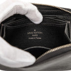 Louis Vuitton Epi Coin Purse Noir Black Leather — view 5