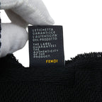 Fendi Fflogo Scarf Black Wool — view 4