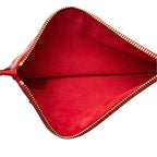 Saint Laurent Reversible Tote Red Leather Suede — view 8