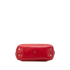 Saint Laurent Reversible Tote Red Leather Suede — view 3