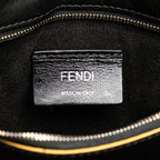 Fendi Tote Navy Wool Leather — view 9