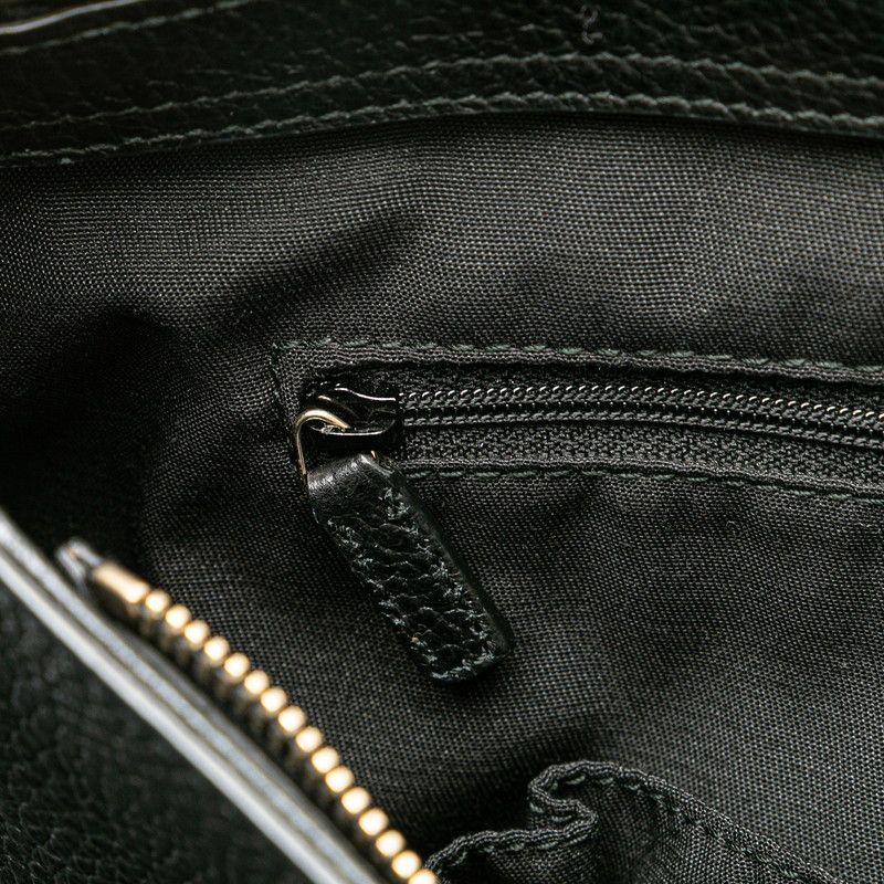 Gucci Bamboo Tassel 2-Way Shoulder Bag Black Leather — view 6