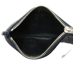 Saint Laurent Card Case Coin Fragment Navy Leather — view 7