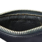Saint Laurent Card Case Coin Fragment Navy Leather — view 9