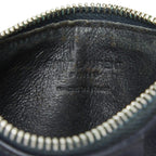 Saint Laurent Card Case Coin Fragment Navy Leather — view 8