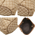 Gucci GG Canvas Crossbody Shoulder Bag Beige Brown — view 9