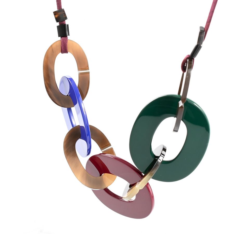 Hermes Necklace Calamba Green — view 3