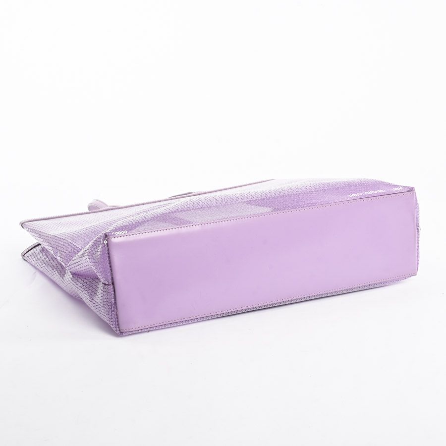 Prada Tote Mesh Totes Purple — view 5